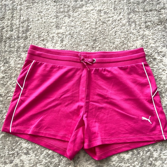New! Puma cotton shorts in hot pink - Picture 1 of 3